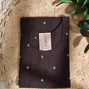 olive-green-handloom-cotton-kurti