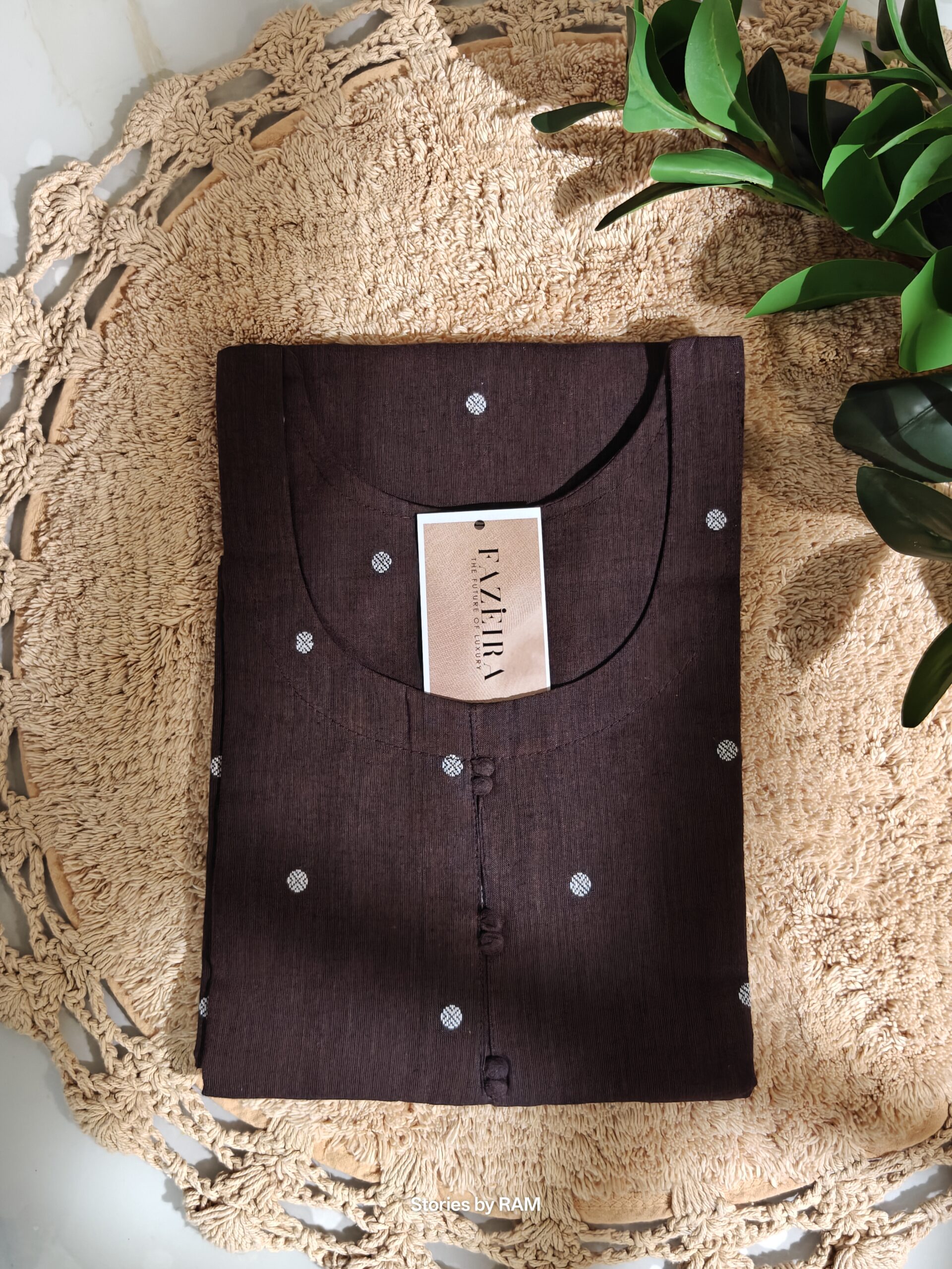 oplus_2097184 Olive Green Handloom Cotton Kurti